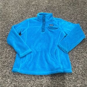 Patagonia re-tool snap pull over kid size medium/10